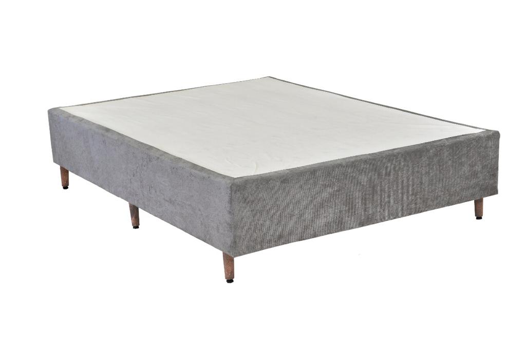 Box Casal 731019 -138X188X28 Cinza