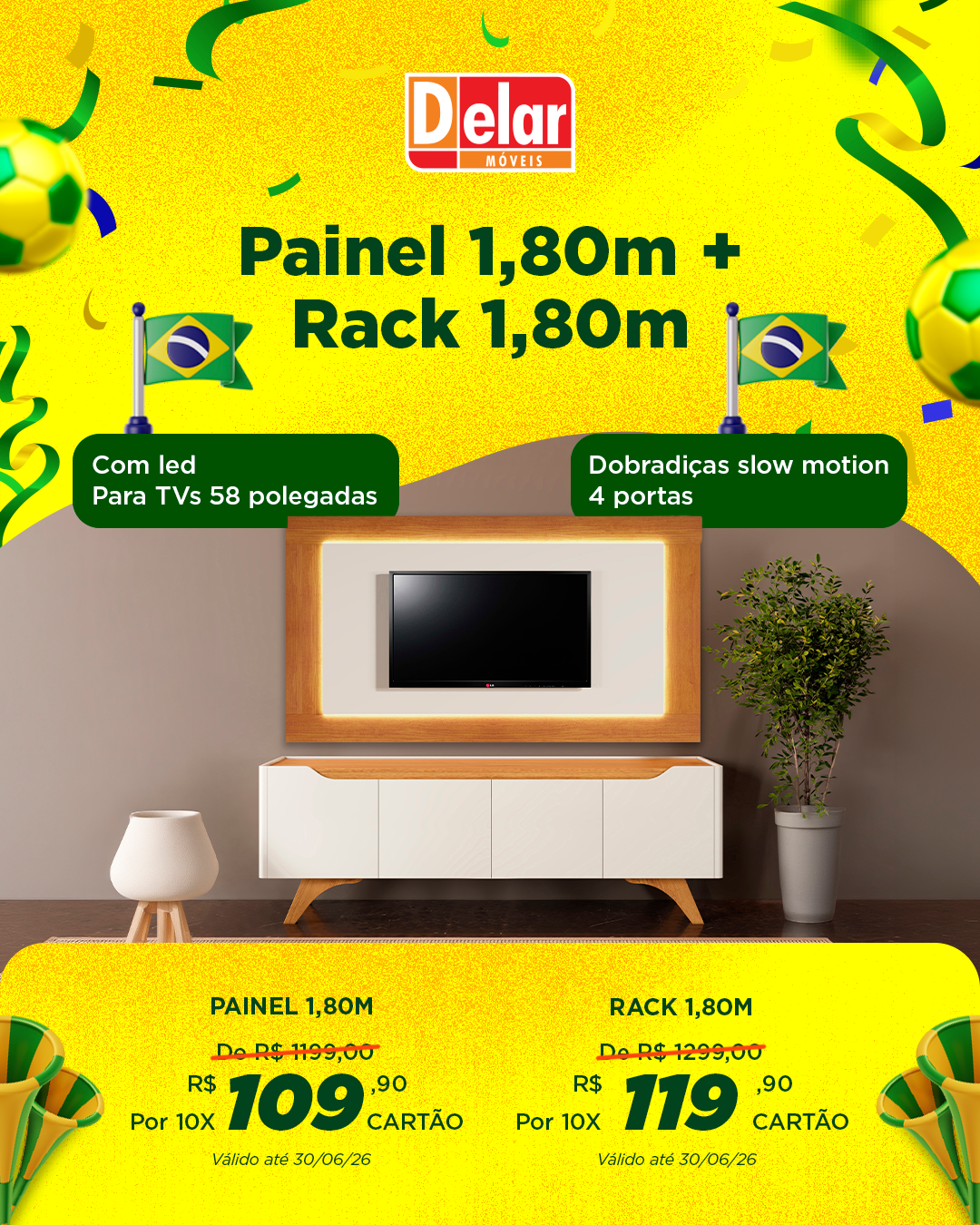 PAINEL ATENAS+RACK ATENAS
